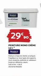 Promo! Peinture Mono Crème 2,5L* - Nuance Crime Vert - à partir de 196€. Réseacrylique, idéale pour tous supports.