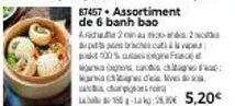 Offrez à Vos Proches un Assortiment de 6 Banh Bao Icon2 avec une Réduction de 205,20€ - 100% Ounal Poans Candis & Livraison Gratuite!