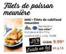 filets de poisson 