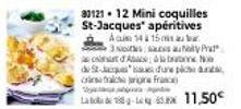 Promo: 14 Mini Coquilles St-Jacques Apéritives à Seulement 11,50€ - Acum 14 15 au ba 3 stessas aut clா .