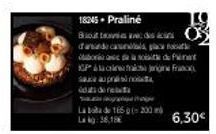 Praliné 18245+ - Bout da CaP DaSo - 6,30€ (200 Lag: 58,18) - 165 g!