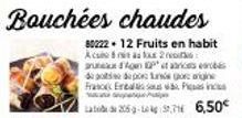 Bouchées chaudes 80222 - 12 Fruits Acu, 2 and aces do deportne go age Fraso El Pic en Promo!