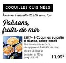 Fidel Darpos de Pa : Coquilles au Colin d'Alaska, 30% de Réduction et Cuisson au Four Facile et Rapide