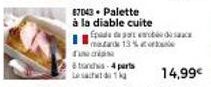 Palette à la diable Epada Perbeda 13% - 4 parts Lesacht - 14,99€ - Promo 87043