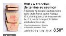 Offre Spéciale : Terrine au Saumon + Palta Chhi - 40 Ang, 16% de Réduction + 6% de Bonus !