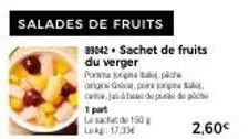 promo pomaga : dégustez les salades de fruits avec une réduction de 17,33%. jusqu'à 150 lokg pour 2,60€ par sachet!