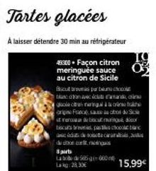 Tartes Glacées Citron Meringuées de Sicile - Détendez-vous 30 min et Goûtez la Promo 48300!