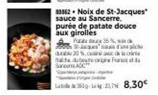 Noix de St-Jacques en Sauce au Sancerre : Purée de Patate Douce aux Girolles, 20% de Réduction !.