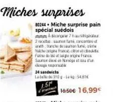 promo spéciale : découvrez le miche surprise pain spécial suédois arra !