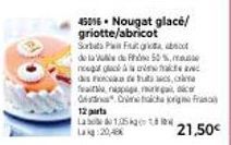 Pa Fitria Nougat Glacé/Griotte/Abricot - 12 parts à -50% - 105kg - 20,4 Lag - 21,50€ Online en France.