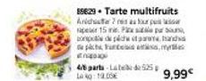 Tarte Multifruits: 15% de Réduction, 4/6 Parts, 19€ - Aidha 7 Resour Raper.