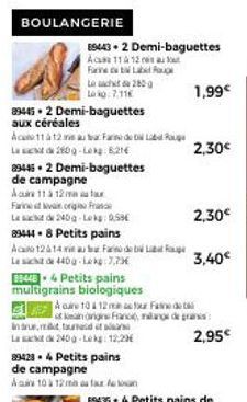 Offrez-vous une Délicieuse Promo : 2 Demi-Baguettes à 11-12€ chez Acasa!