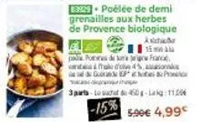 promo : pons de franc 4% aux 3 parts-locht 450-lag : -15% - à 4,99€ au lieu de 5,90€.