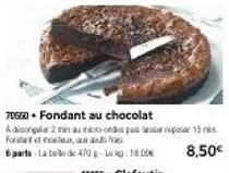 fondant au chocolat 