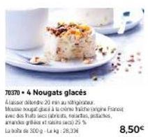 Nouveaux Nougats Glacés Als de 20 Inaugurés à Un Prix Exceptionnel - 28.33€ pour 300g-Lakg, 8.50€ avec 25% de Réduction.