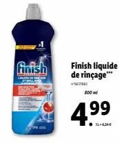 super promo : finish liquide de rinçage 67842 800 ml à seulement 4.99€ ! il-exe.