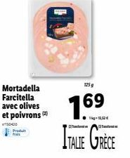 Un Goût Italien-Gréco pour vous: Mortadella Farcitella avec Olives et Poivrons, 125g - 1.69€ (1.52€ Promo)!