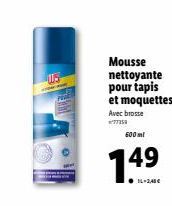 mousse nettoyante 