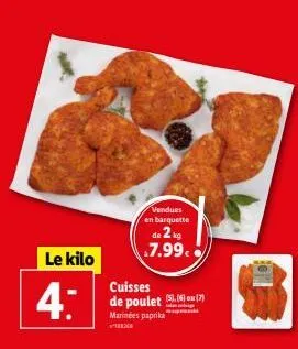 cuisses de poulet 