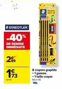 crayons graphite staedtler
