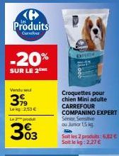 croquettes pour chien Carrefour