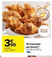 Affaire à saisir - 10 Croissants Pur Beurre 450g à 8,87€ chez Fullur Place!