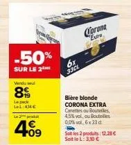 bière blonde corona
