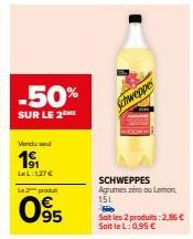 Vendhuwu 19 et L2produ 95 : 2 Agrumes Zero et Lemon à 2,96 € -50%