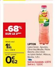 lipton green et herbel à 68% de réduction ! 156€ pour les deux produits