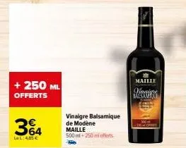 vinaigre balsamique maille