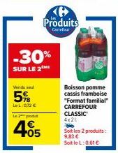 Jus de fruits Carrefour Classic 4x21L : -30% de promo, à seulement 0,61€ le litre !