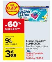 lessive Super Croix