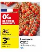 découvrez notre promo : 0% de remise immédiate sur lek 1167€, 3€ la banquette lak et 10€ tomate cerise grappe catégone 1!
