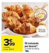 Affaire à ne pas rater! 10 Croissants Pur Beurre La Boite de 450g à 8.87€ - Lag:999 Place!