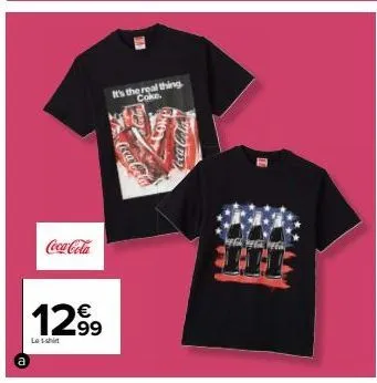 coca-cola  €  12.99  losshirt  it's the real thing coke.  coca-cola  th 