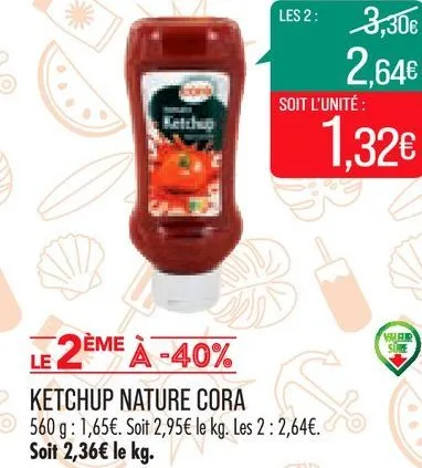ketchup nature cora 