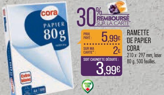 RAMETTE DE PAPIER CORA 