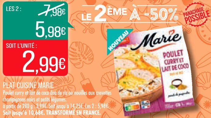 PLATS CUISINÉ MARIE 