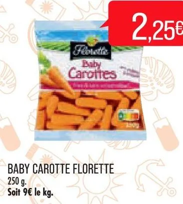 baby carotte florette 