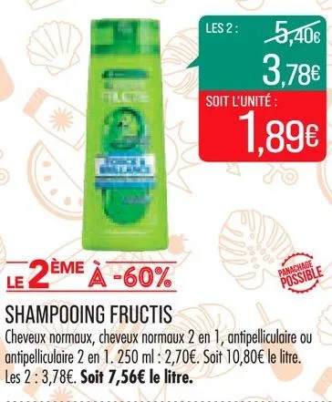 shampooing fructis 