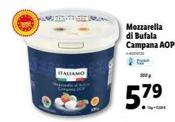 mozzarella dop