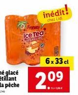 Freeway  Ice Tea  SPACKINC  inédit!  chez Lidl  6x 33 cl  2.09  ●1L-LOGE 