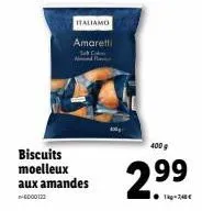 amaretti tak cok - 400g de biscuits moelleux aux amandes à 2.99€, 1kg à 748€!