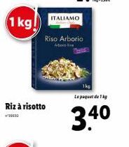 ITALIAMO Riso Arborio 1kg : l'Achat de qualité à un Prix Réduit de 3,40!