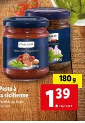 Promo : Italien Pats Al Trop Pesto à la Sicilienne - 1kg à 772€