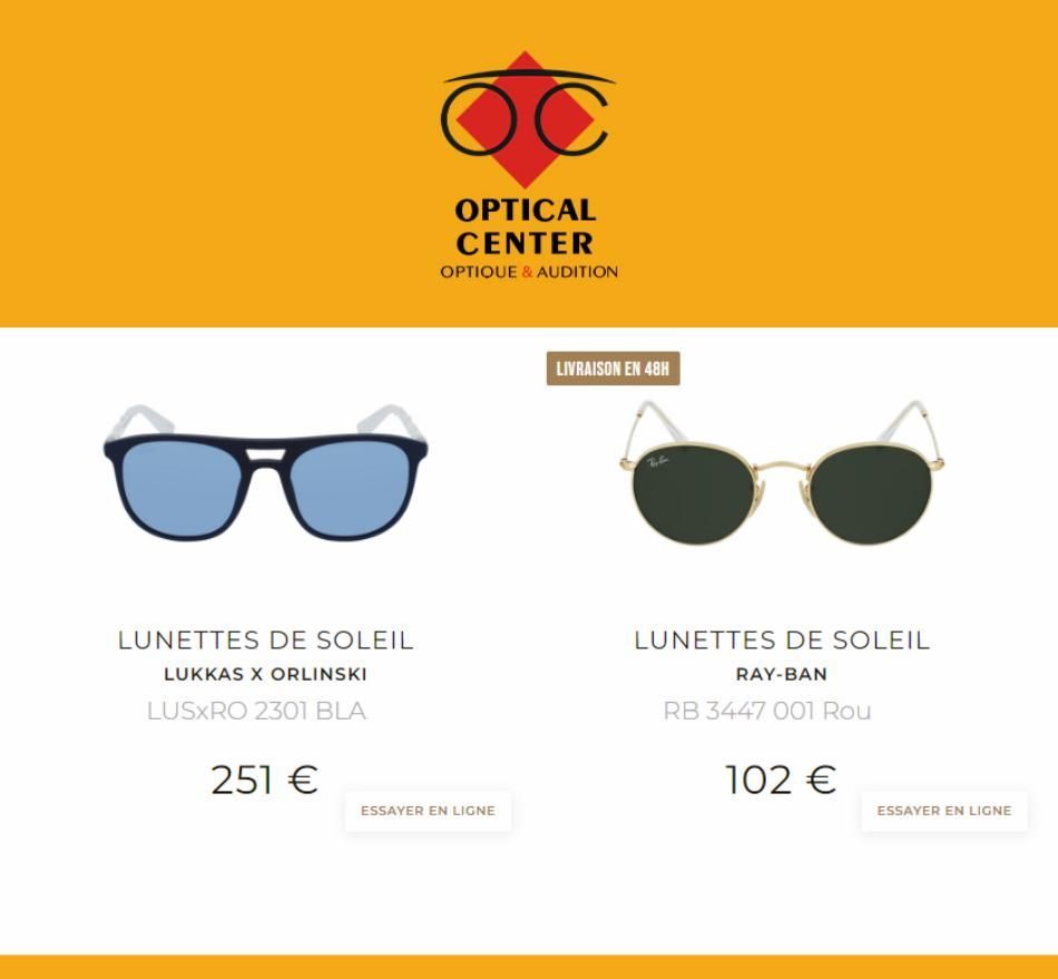 Produit Optical Center