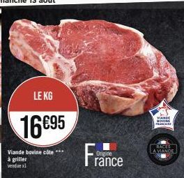 Nouvelle Offre : Côte de Bœuf Rovin Franchise, 16,95€ ! Viande de Race Française à Griller.
