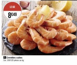 crevettes cuites 