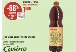 promo: -68% sur casino canina 2l - 1€56/litre!