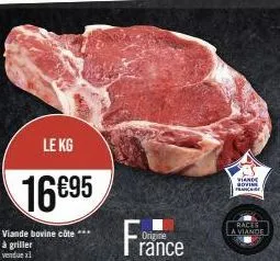 côte à griller bovine rovin franchise - 16,95€ ! découvrez la race à viande franche d'origine française